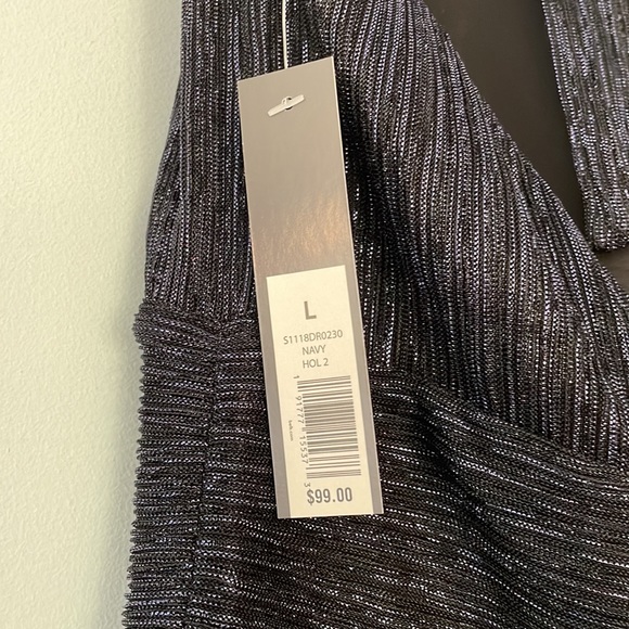 The Limited Sparkly Halterneck Dress- size Large NWT - Picture 5 of 5